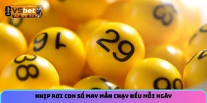Nhịp rơi con số may mắn chạy đều mỗi ngày